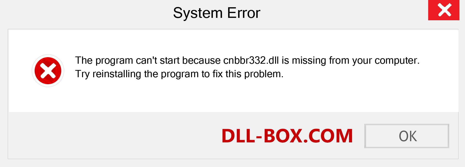  cnbbr332.dll file is missing?. Download for Windows 7, 8, 10 - Fix  cnbbr332 dll Missing Error on Windows, photos, images