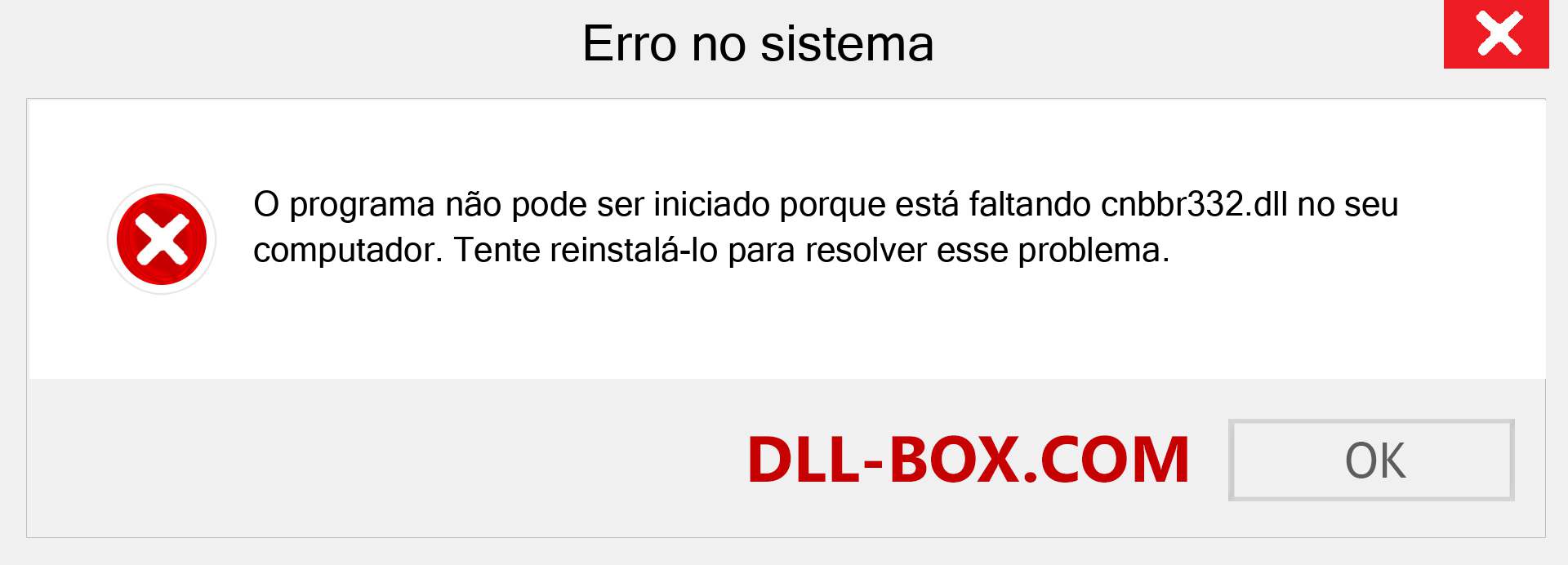 Arquivo cnbbr332.dll ausente ?. Download para Windows 7, 8, 10 - Correção de erro ausente cnbbr332 dll no Windows, fotos, imagens